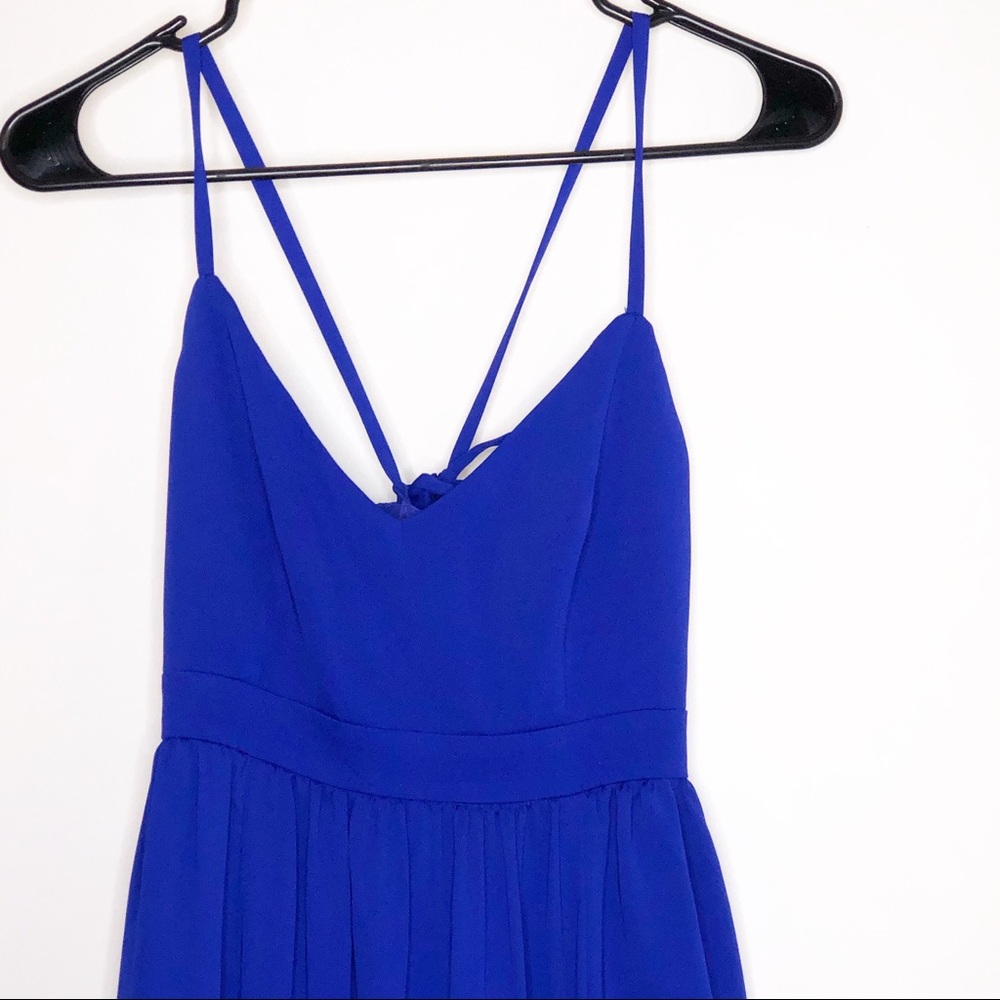 J. Crew Spaghetti-Strap Midi Dress in Pink and Blue - Picture 6 of 9